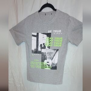 Gray Graphic T-Shirt